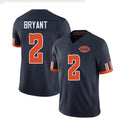 Chicago #2 Bryant Football V Neck Short Sleeve Navy Jersey Coby For Men Youth Women Gift