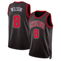 Chicago #8 Wilson Player Basketball Sleeveless Black Jersey Caleb For Adult Youth