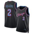 Chicago #2 Sellers Player Basketball Sleeveless Black Jersey Jaylin For Adult Youth