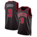 Chicago #3 Giddey Player Basketball Sleeveless Black Jersey Josh For Adult Youth
