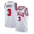 Chicago #3 Giddey Player Basketball Sleeveless White Jersey Josh For Adult Youth