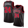 Chicago #24 Essengue Player Basketball Sleeveless Black Jersey Noa For Adult Youth