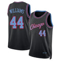 Chicago #44 Williams Player Basketball Sleeveless Black Jersey Patrick For Adult Youth