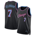 Chicago #7 Dillingham Player Basketball Sleeveless Black Jersey Rob For Adult Youth