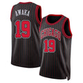 Chicago #19 Awaka Player Basketball Sleeveless Black Jersey Tobe For Adult Youth