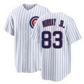 Chicago C #83 Murray Jr. Player Baseball Short Sleeve White Jersey BJ For Men Women Youth Gift