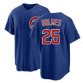 Chicago C #25 Holmes Player Baseball Short Sleeve Royal Jersey Clay For Men Women Youth Gift