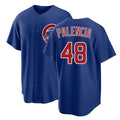 Chicago C #48 Palencia Player Baseball Short Sleeve Royal Jersey Daniel For Men Women Youth Gift
