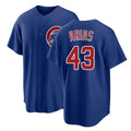 Chicago C #43 Arias Player Baseball Short Sleeve Royal Jersey Gabriel For Men Women Youth Gift