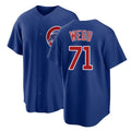 Chicago C #71 Webb Player Baseball Short Sleeve Royal Jersey Jacob For Men Women Youth Gift