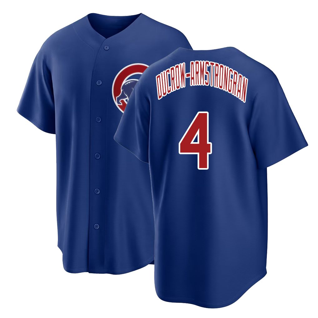 Chicago C #4 Crow-Armstrong Player Baseball Short Sleeve Royal Jersey Pete For Men Women Youth Gift