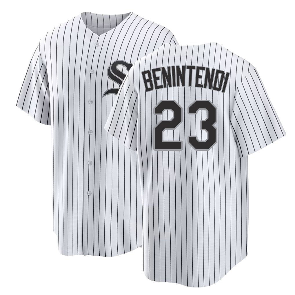 Chicago W #23 Benintendi Player Baseball Short Sleeve White Jersey Andrew For Men Women Youth Gift