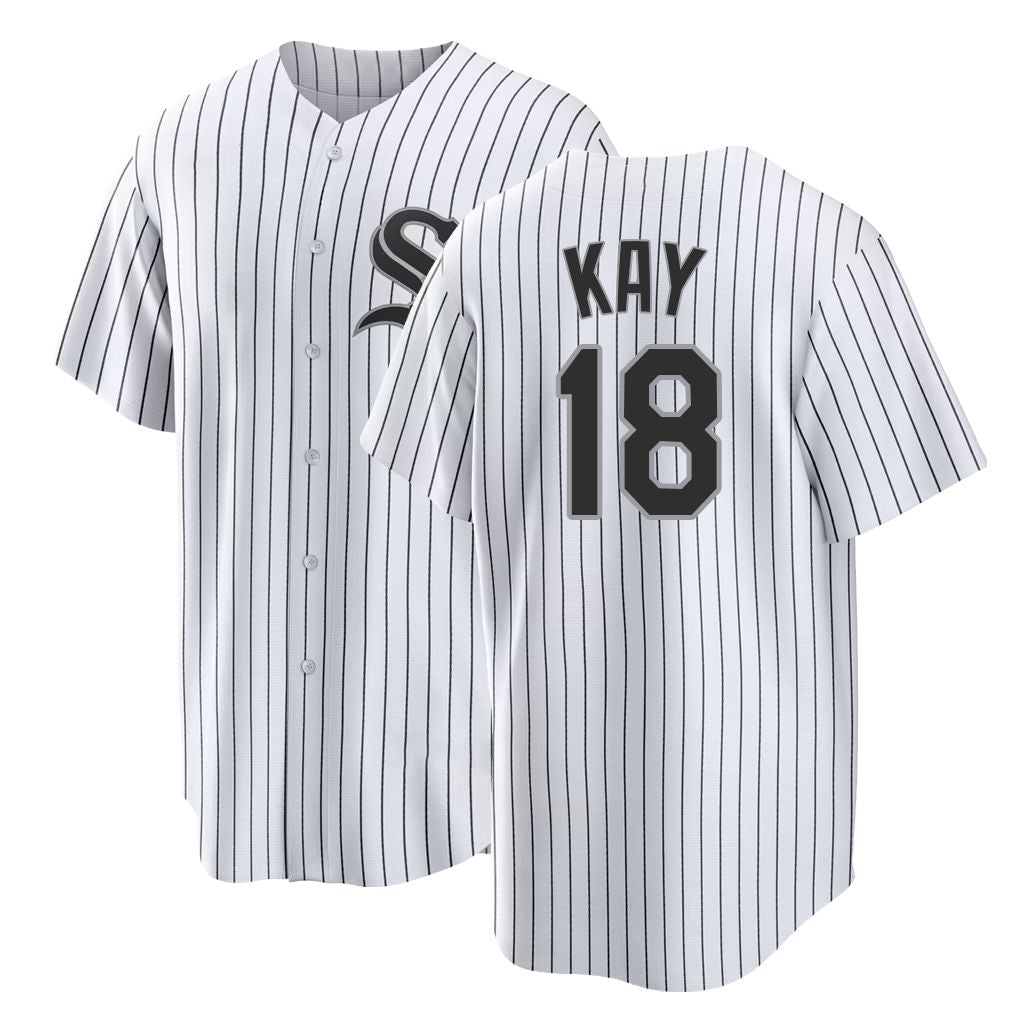 Chicago W #18 Kay Player Baseball Short Sleeve White Jersey Anthony For Men Women Youth Gift
