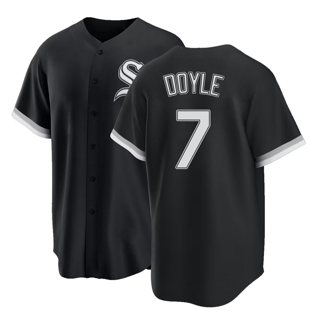 Chicago W #7 Doyle Player Baseball Short Sleeve Black Jersey Brenton For Men Women Youth Gift