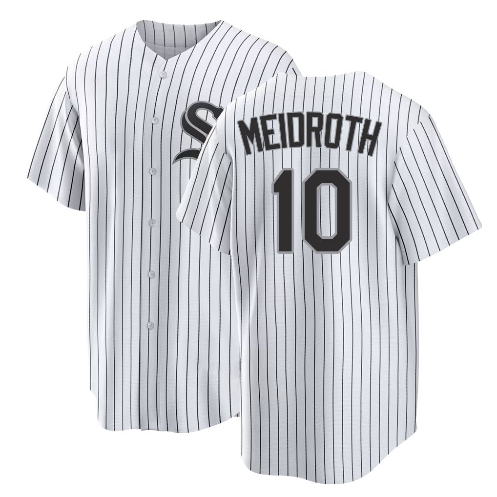 Chicago W #10 Meidroth Player Baseball Short Sleeve White Jersey Chase For Men Women Youth Gift