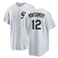 Chicago W #12 Montgomery Player Baseball Short Sleeve White Jersey Colson For Men Women Youth Gift