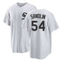 Chicago W #54 Sandlin Player Baseball Short Sleeve White Jersey David For Men Women Youth Gift