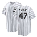 Chicago W #47 Fedde Player Baseball Short Sleeve White Jersey Erick For Men Women Youth Gift