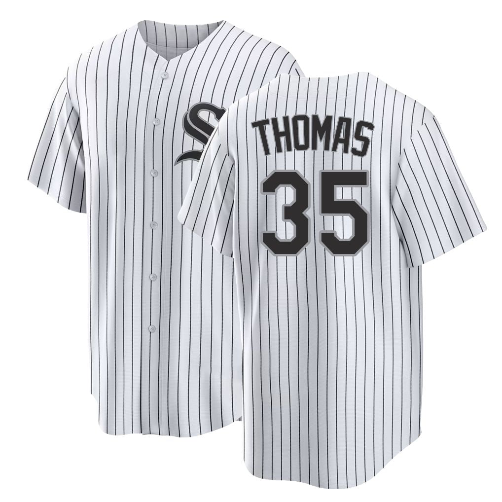 Chicago W #35 Thomas Player Baseball Short Sleeve White Jersey Frank For Men Women Youth Gift