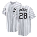 Chicago W #28 Rogers Player Baseball Short Sleeve White Jersey Jake For Men Women Youth Gift