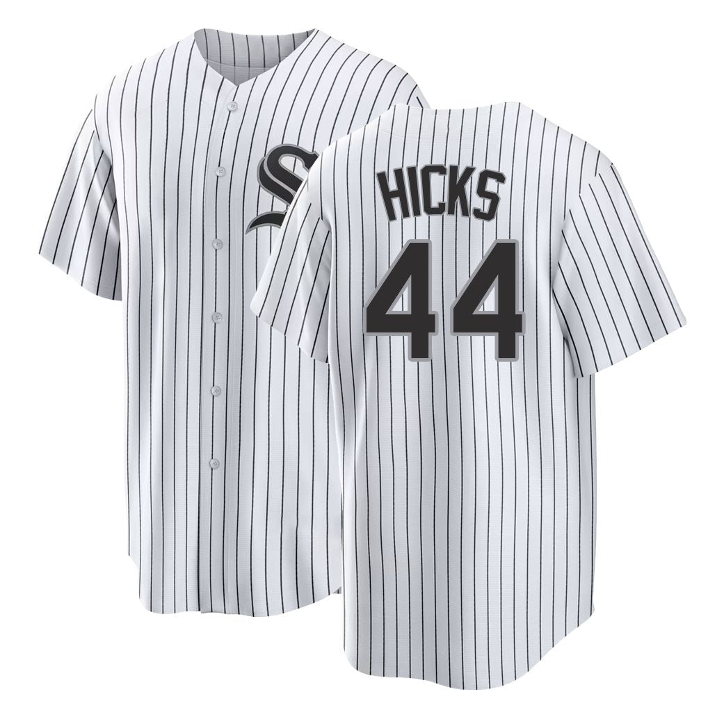 Chicago W #44 Hicks Player Baseball Short Sleeve White Jersey Jordan For Men Women Youth Gift