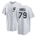 Chicago W #79 Abreu Player Baseball Short Sleeve White Jersey Jose For Men Women Youth Gift