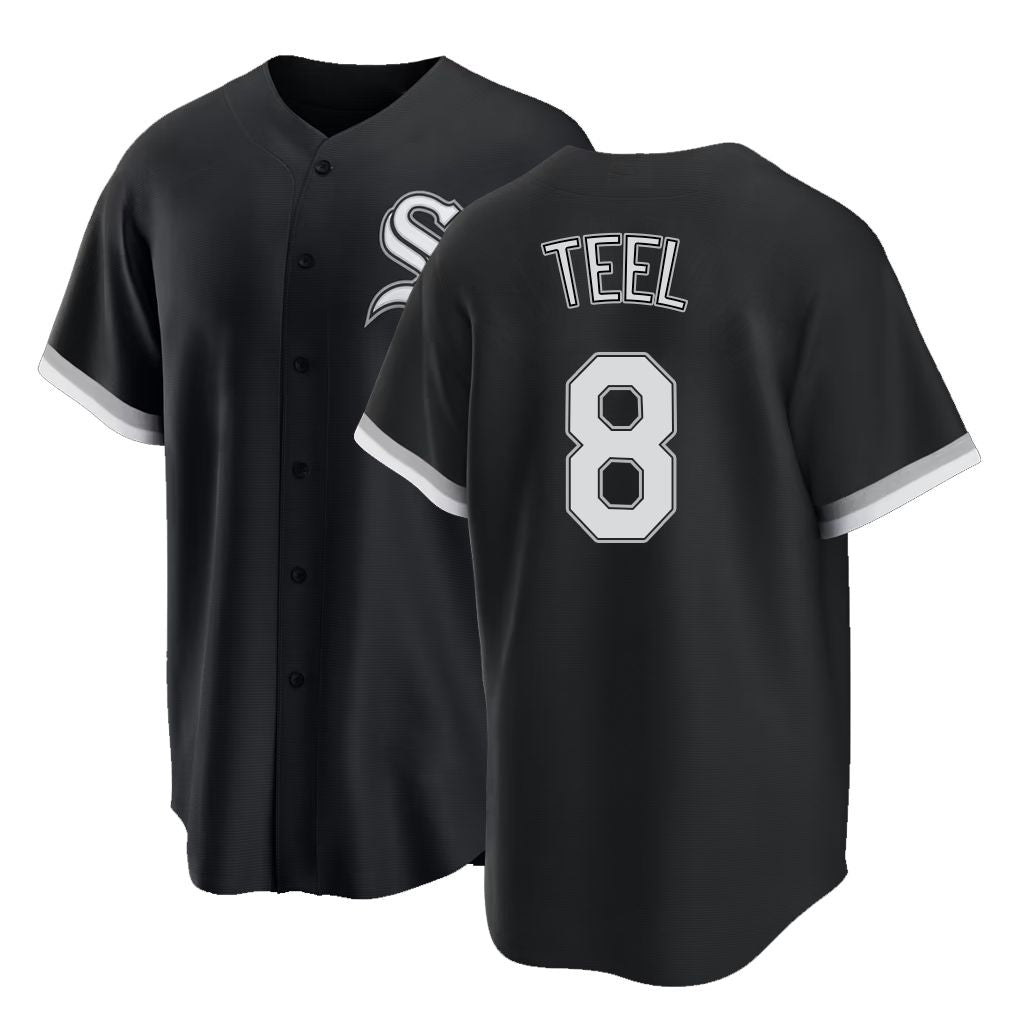 Chicago W #8 Teel Player Baseball Short Sleeve Black Jersey Kyle For Men Women Youth Gift