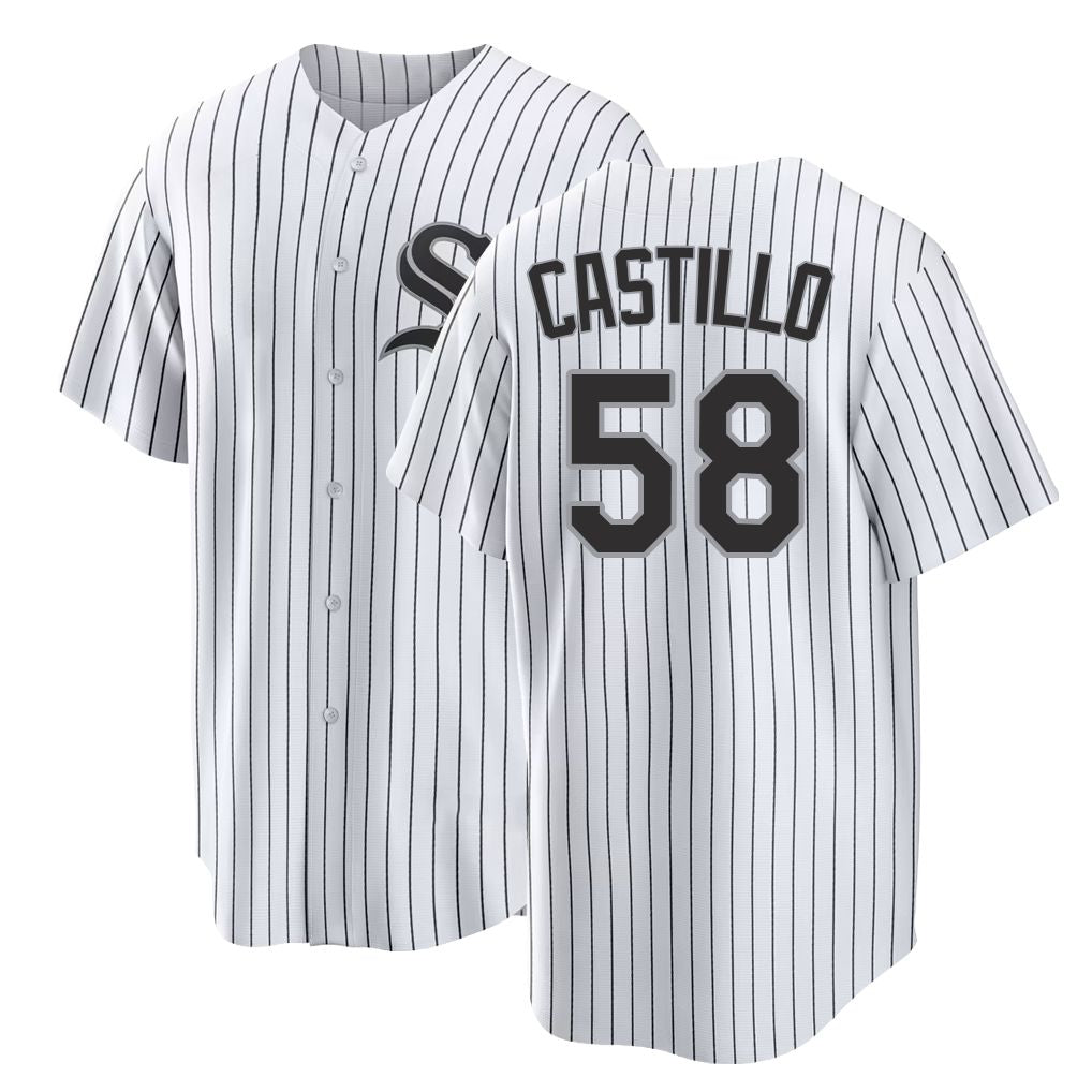 Chicago W #58 Castillo Player Baseball Short Sleeve White Jersey Luis For Men Women Youth Gift