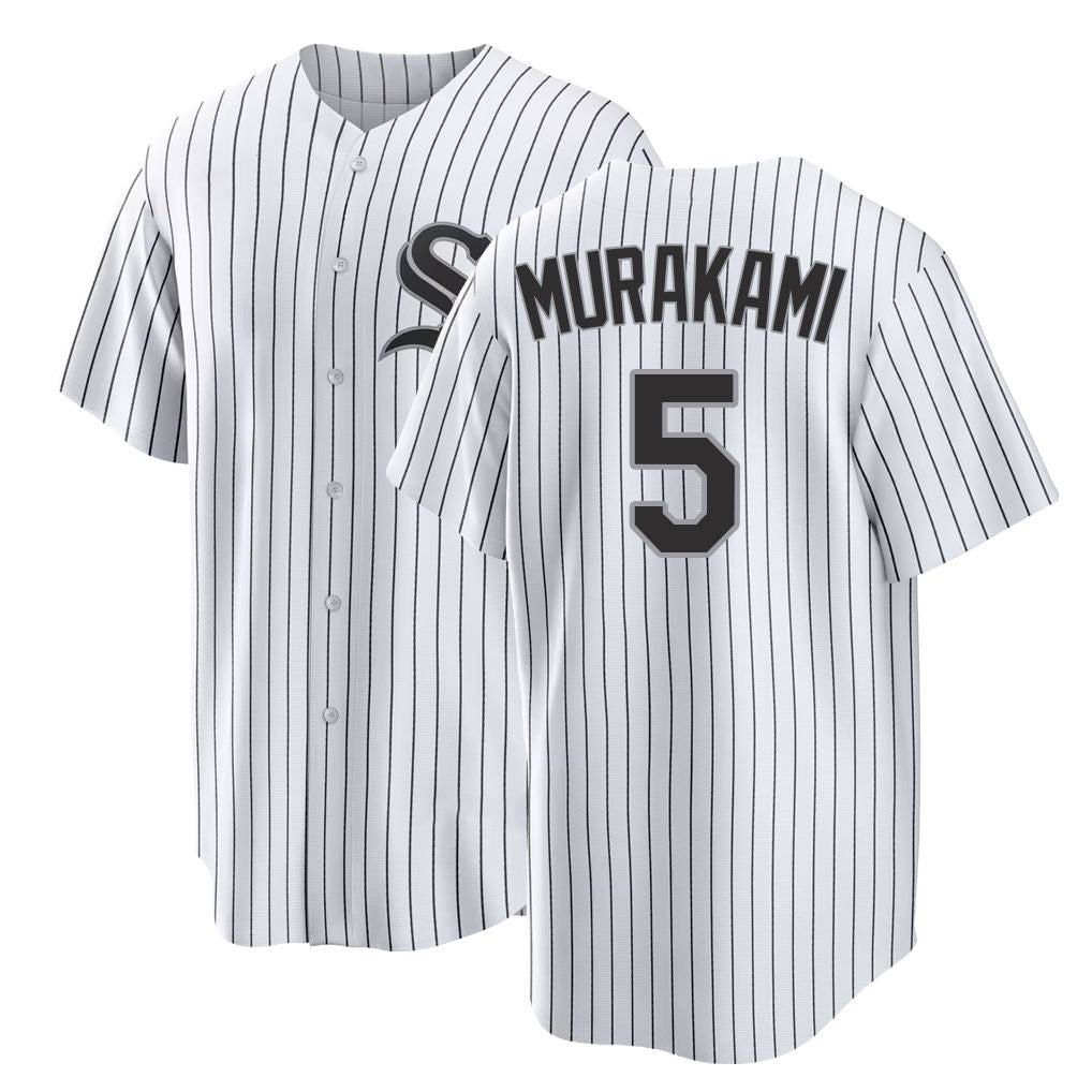 Chicago W #5 Murakami Player Baseball Short Sleeve White Jersey Munetaka For Men Women Youth Gift