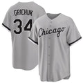 Chicago W #34 Grichuk Player Baseball Short Sleeve Gray Jersey Randal For Men Women Youth Gift