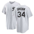 Chicago W #34 Grichuk Player Baseball Short Sleeve White Jersey Randal For Men Women Youth Gift