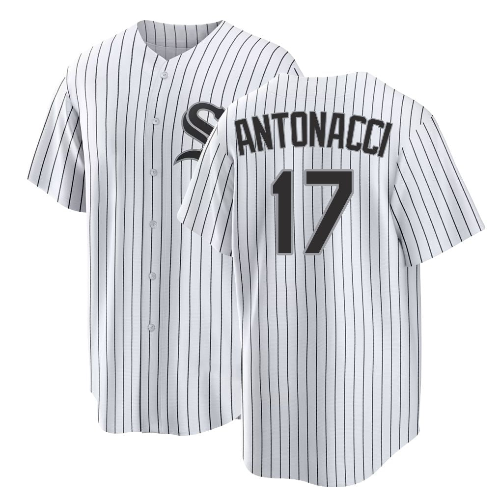 Chicago W #17 Antonacci Player Baseball Short Sleeve White Jersey Sam For Men Women Youth Gift