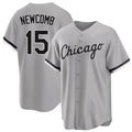 Chicago W #15 Newcomb Player Baseball Short Sleeve Gray Jersey Sean For Men Women Youth Gift