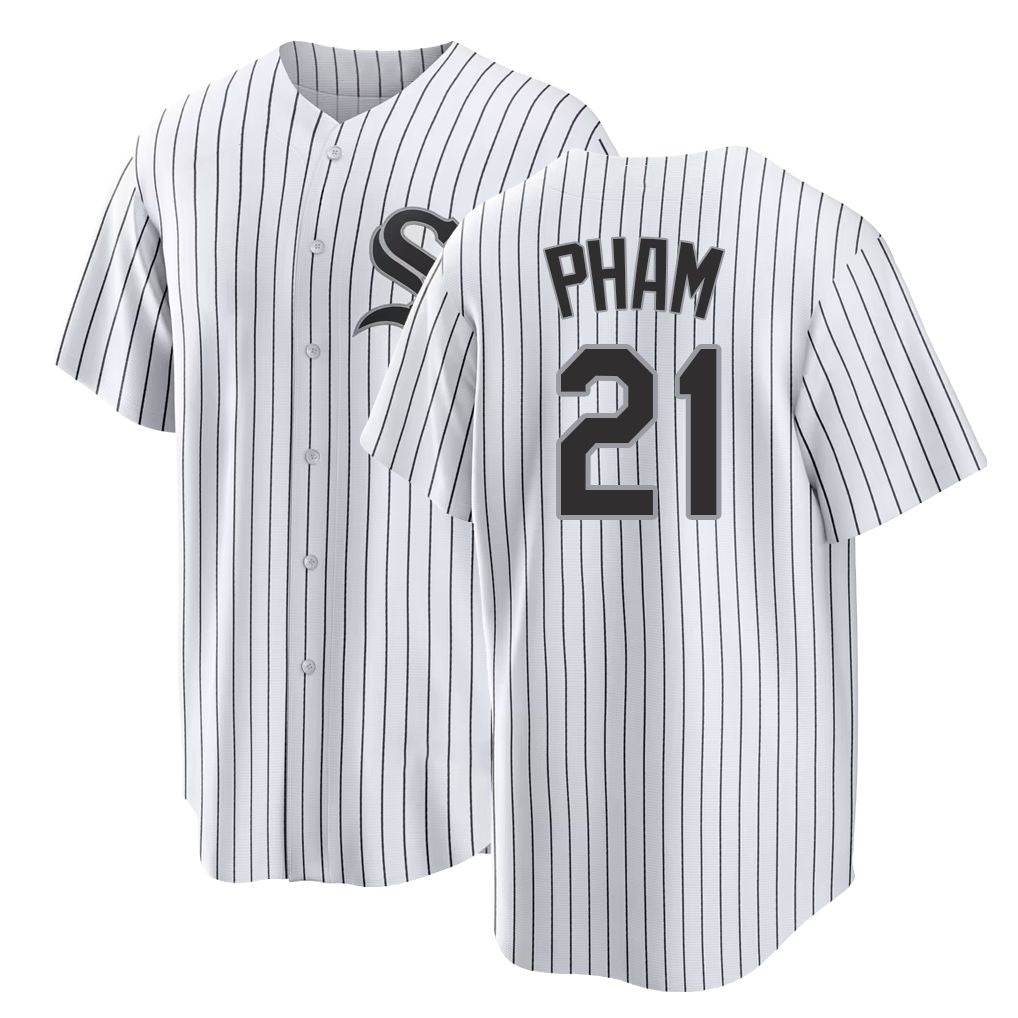 Chicago W #21 Pham Player Baseball Short Sleeve White Jersey Tommy For Men Women Youth Gift