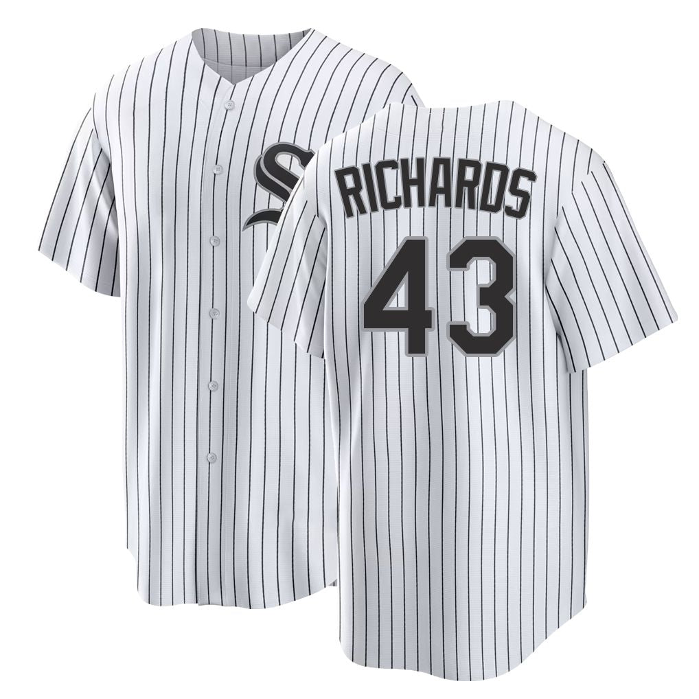 Chicago W #43 Richards Player Baseball Short Sleeve White Jersey Trevor For Men Women Youth Gift