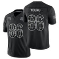 Cincinnati #86 Young Player Football V Neck Short Sleeve Black Jersey Colbie For Men Youth Women Gift