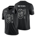 Cincinnati #81 Meyers Player Football V Neck Short Sleeve Black Jersey Dohnte For Men Youth Women Gift