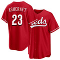 Cincinnati #23 Ashcraft Player Baseball Short Sleeve Red Jersey Graham For Men Women Youth Gift