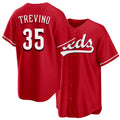 Cincinnati #35 Trevino Player Baseball Short Sleeve Red Jersey Jose For Men Women Youth Gift