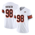 Cleveland #98 Huntington Player Football V Neck Short Sleeve Jersey White Adin For Men Youth Women Gift