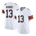 Cleveland #13 Bojorquez Player Football V Neck Short Sleeve White Jersey Corey For Men Youth Women Gift