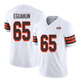 Cleveland #65 Eguakun Player Football V Neck Short Sleeve Jersey White Kingsley For Men Youth Women Gift