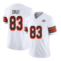 Cleveland #83 Corley Player Football V Neck Short Sleeve Jersey White Malachi For Men Youth Women Gift