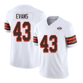 Cleveland #43 Evans Player Football V Neck Short Sleeve Jersey White Nate For Men Youth Women Gift