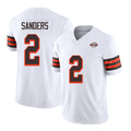 Cleveland #2 Sanders Player Football V Neck Short Sleeve Jersey White Shedeur For Men Youth Women Gift