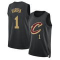 Cleveland #1 Harden Player Basketball Sleeveless Black Jersey James For Adult Youth