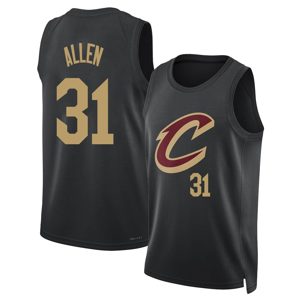 Cleveland #31 Allen Player Basketball Sleeveless Black Jersey Jarrett For Adult Youth