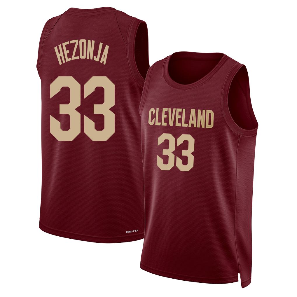 Cleveland #33 Hezonja Player Basketball Sleeveless Wine Jersey Mario For Adult Youth