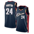 Cleveland #24 Proctor Player Basketball Sleeveless Navy Jersey Tyrese For Adult Youth