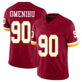 Washington #90 Omenihu Player Football V Neck Short Sleeve Red Jersey Charles For Men Youth Women Gift